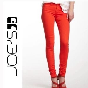 Joe's Red Skinny Jeans Size 28